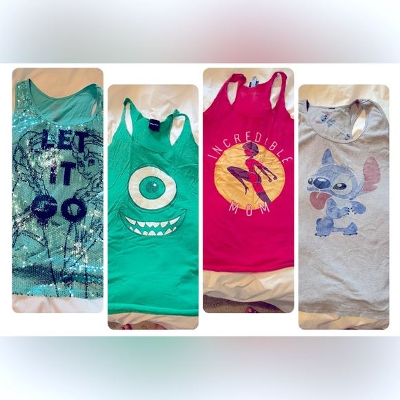 Tops - FOUR Disney tanks for one great price :)
